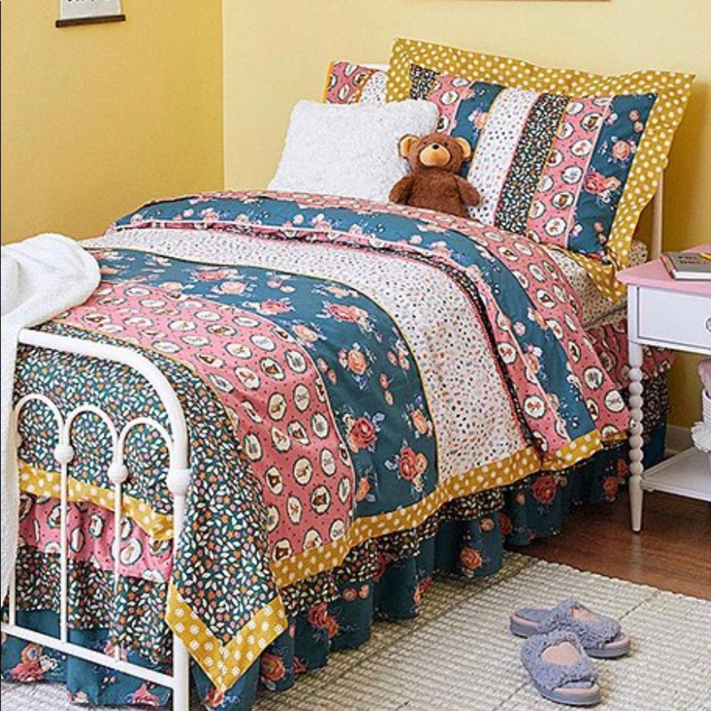 Matilda Jane Twin Duvet, Sham and Sheet set